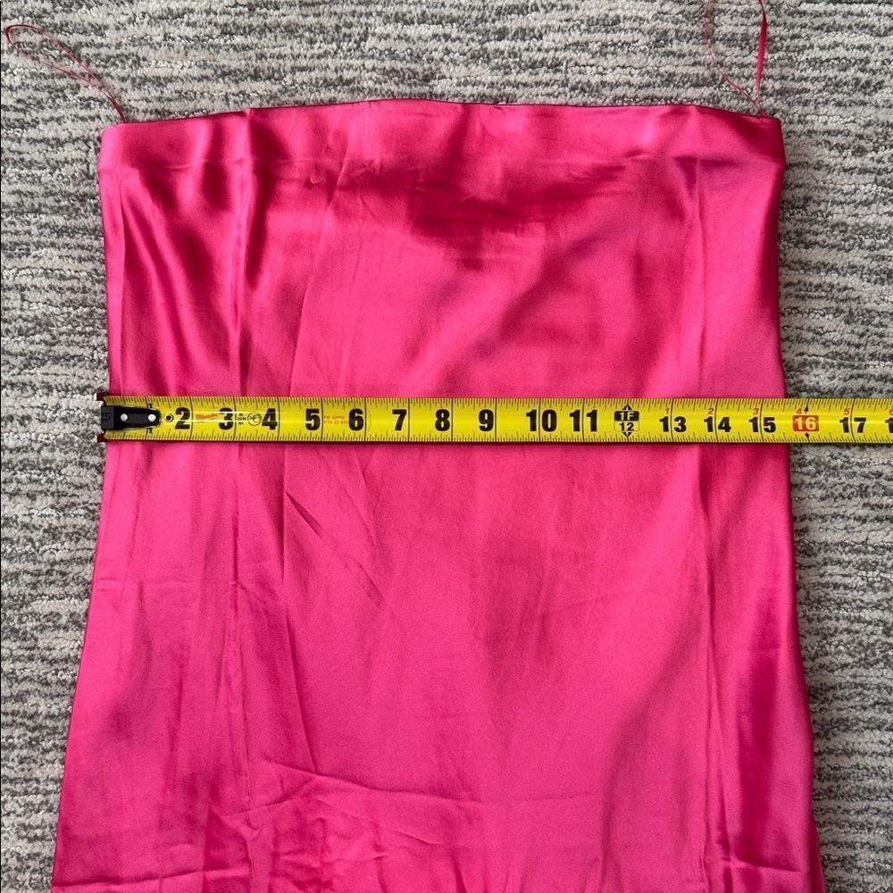 NWT Reformation Johanna Dress Silk Pink Large - Picture 8 of 13